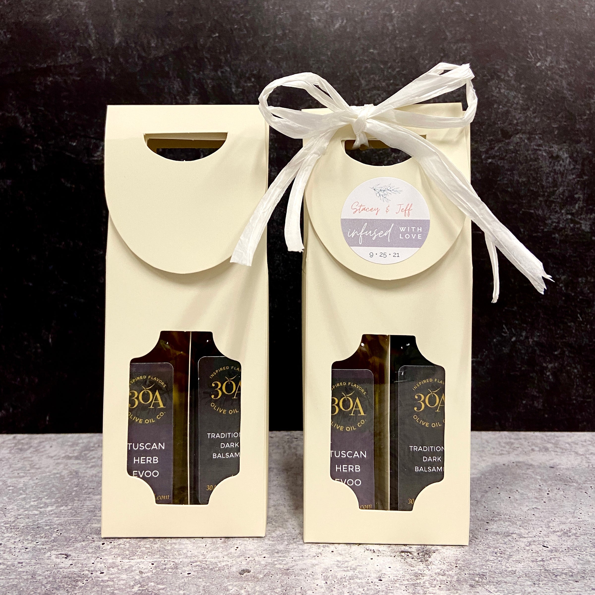 Personalized Olive Oil Wedding Favors